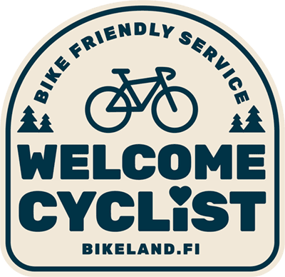 Bikeland Welcome Cyclist logo